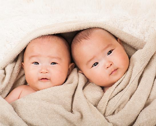Geboortekaartjes tweeling